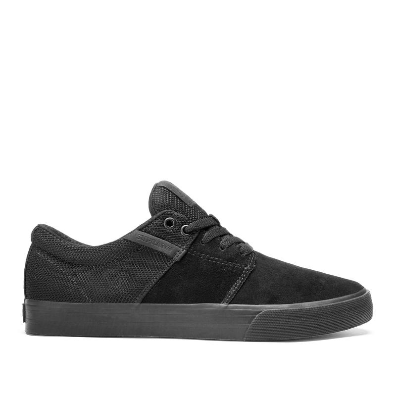 Zapatillas Bajas Supra Argentina Hombre - STACKS II VULC Negras (LEZDX-2651)